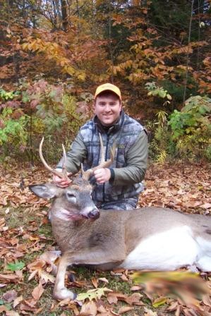 Chris with a 225 lb Non-Typical Shot on Opening Morning